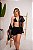 CONJUNTO SHORT + KIMONO EM TELINHA (preto) - Imagem 2