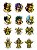 Ímãs Decorativos Cavaleiros do Zodíaco Set N - 12 unidades - Imagem 1