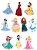 Ímãs Decorativos Princesas Disney Set D - 10 unid - Imagem 1