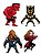 Ímãs Decorativos Marvel Comics Set C - 12 unidades - Imagem 3