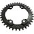 Coroa Iron BCD96 36T Wide Shimano Novo Single Speed 7000/8000 Preto - Imagem 2