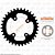 Coroa Iron Bcd76 34t Wide para Sram Single Speed - Imagem 3