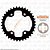 Coroa Iron Indexada BCD96 36T Shimano Duplo Preto - Imagem 3