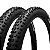 Kit 2 Pneus Bicicleta Hakuba Mike Bear 29x2.35 Dobrável Kevlar Preto - Imagem 1