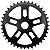 Coroa Bicicleta Calypso Simples 40d em Aço para Monobloco Preto - Imagem 2