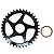 Coroa Bicicleta Iron Direct Dce 36t Offset 0mm Shimano Preto - Imagem 2