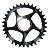 Coroa Bicicleta Iron Direct 3mm 34d Fsa/cannondale Preto - Imagem 1
