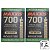 Kit 2 Câmaras Maxxis WELTER WEIGHT 700x35/45 - 27x1 3/8 Válvula Presta 32mm Preto - Imagem 1
