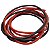 Fio de Cobre Revestido com Silicone Flexível - 12AWG - 2 Metros de Cada Vermelho/Preto - Imagem 2