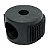 Suporte Base do Pedal  5/8 Polegadas Cadeira de Rodas Preto - Imagem 2