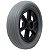 Kit 2 Rodinhas Dianteira Cadeira de Rodas Maciça 6" (152x39) Cinza/Preto - Imagem 4