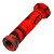 Manopla Cly Urban Pro Bmx Freeride 145mm Vermelho - Imagem 4