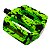Pedal Plataforma 9/16 Cly Urban Pro em Pp Verde/preto - Imagem 2