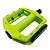Pedal Plataforma 9/16 Cly Pro Force em Alumínio Verde Neon - Imagem 1