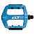 Pedal Plataforma 9/16 Cly Pro Force em Alumínio Azul - Imagem 3