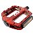 Pedal Plataforma 9/16 Cly Pro Force em Alumínio Vermelho - Imagem 1