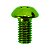 Parafuso Disco de Freio Bike Cly M5 9mm Aço Verde - 12 Unidades - Imagem 2