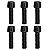 Parafuso Mesa Bike Cly M5 18mm Aço Preto - 6 Unidades - Imagem 1