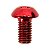 Parafuso Disco de Freio Bike Cly M5 9mm Aço Vermelho - 12 Unidades - Imagem 2
