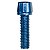 Parafuso Mesa Bike Cly M5 18mm Aço Azul - 6 Unidades - Imagem 2