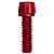 Parafuso Mesa Bike Cly M5 18mm Aço Vermelho - 6 Unidades - Imagem 2
