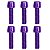 Parafuso Mesa Bike Cly M5 18mm Aço Violeta - 6 Unidades - Imagem 1