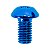 Parafuso Disco de Freio Bike Cly M5 9mm Aço Azul - 12 Unidades - Imagem 2