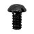 Parafuso Disco de Freio Bike Cly M5 9mm Aço Preto - 12 Unidades - Imagem 2