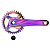 Pedivela Bike Cly 34d 170mm Alumínio Camaleão - Imagem 2