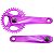 Pedivela Bike Cly 34d 170mm Alumínio Violeta - Imagem 1