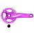 Pedivela Bike Cly 34d 170mm Alumínio Violeta - Imagem 2