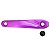 Pedivela Bike Cly 34d 170mm Alumínio Violeta - Imagem 3