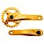 Pedivela Bike Cly 34d 170mm Alumínio Dourado - Imagem 1