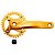 Pedivela Bike Cly 34d 170mm Alumínio Dourado - Imagem 2