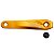 Pedivela Bike Cly 34d 170mm Alumínio Dourado - Imagem 3