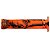 Manopla Cly Predator Bmx Freeride 150mm Grafismo Laranja/preto - Imagem 2