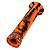 Manopla Cly Predator Bmx Freeride 150mm Grafismo Laranja/preto - Imagem 4