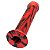 Manopla Cly Predator Bmx Freeride 150mm Grafismo Vermelho/preto - Imagem 5