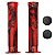 Manopla Cly Predator Bmx Freeride 150mm Grafismo Vermelho/preto - Imagem 6