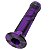Manopla Cly Predator Bmx Freeride 150mm Grafismo Violeta/preto - Imagem 5