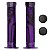 Manopla Cly Predator Bmx Freeride 150mm Grafismo Violeta/preto - Imagem 6