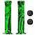 Manopla Cly Predator Bmx Freeride 150mm Grafismo Verde/preto - Imagem 6