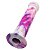 Manopla Cly Predator Bmx Freeride 150mm Grafismo Branco/rosa - Imagem 5
