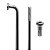 Raio Aço Cromado 2x255mm com Nipples (144 Un) - Imagem 1