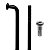 Raio Aço Preto 2x255mm com Nipples (144 Un) - Imagem 1