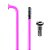 Raio Aço Rosa 2x255mm com Nipples (144 Un) - Imagem 1
