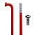 Raio Aço Vermelho 2x255mm com Nipples (144 Un) - Imagem 1
