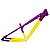 Quadro Cly Fw Aro 26x13 Alumínio Violeta/amarelo - Imagem 1