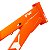 Quadro Cly Fw Aro 26x13 Alumínio Laranja/vermelho - Imagem 2