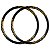Kit 2 Aros Vzan Vmaxx Dh Disc 26x36f Alumínio Preto/dourado - Imagem 1